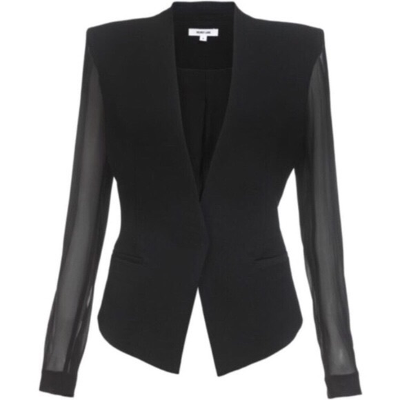 Helmut Lang Sheer Sleeve Blazer 